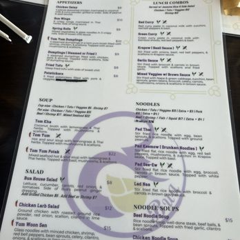 Bua Thai Cuisine - Menu - Thai Near Me - Durham, North Carolina