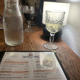 Wine and menu