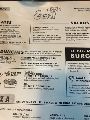 Menu photo 4 Emmy Squared Pizza - Germantown Nashville, TN Menu photo 4 Emmy Squared Pizza - Germantown Nashville, TN