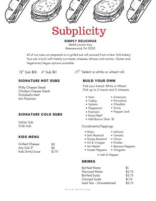 Subplicity by null