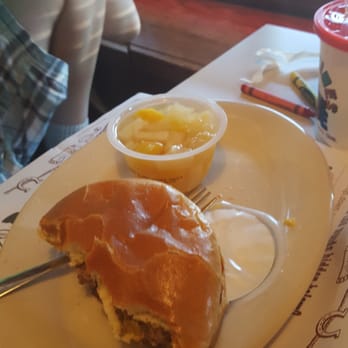 Hard Times Cafe - Kids cheese burger. ..who orders fruit over fries lol my little beast Brody haha - American Near Me - Springfield, Virginia Hard Times Cafe - Kids cheese burger. ..who orders fruit over fries lol my little beast Brody haha - American Near Me - Springfield, Virginia