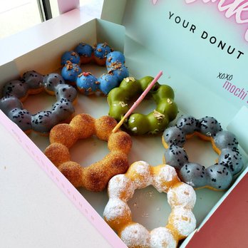 Bober Tea - Mochi Donut Variety Pack || IG: @misspiggyeats - Bubble Tea Near Me - Troy, Michigan