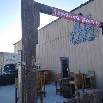 Tombstone Brewing Company - Outdoor seating (needs sun shade) - Breweries Near Me - Tombstone, Arizona