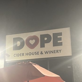 DOPE Cider House and Winery - Outside sign - Cideries Near Me - Youngstown, Ohio