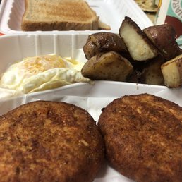 2 Salmon Cakes Platter