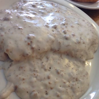 La Croisette - Yup, that's the HALF order of biscuits and gravy. - Breakfast & Brunch Near Me - St. Pete Beach, Florida La Croisette - Yup, that's the HALF order of biscuits and gravy. - Breakfast & Brunch Near Me - St. Pete Beach, Florida
