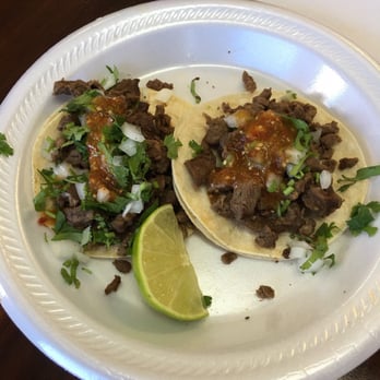 Tacos Don Francisco - Asada tacos. Meat was a bit dry/ tough, but nice taste. - Mexican Near Me - Tulsa, Oklahoma Tacos Don Francisco - Asada tacos. Meat was a bit dry/ tough, but nice taste. - Mexican Near Me - Tulsa, Oklahoma