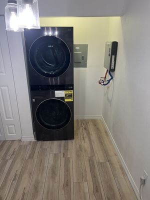 🧺 Laundry Room Remodel - We moved the plumbing and installed new flooring for this client's new Laundry Room! 🧺 Laundry Room Remodel - We moved the plumbing and installed new flooring for this client's new Laundry Room!