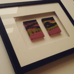 Dublin Picture Framing - Canvas floating in contemporary box frame