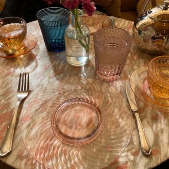 Goldie's Sunken Bar - Tea setting - Cocktail Bars Near Me - Austin, Texas Goldie's Sunken Bar - Tea setting - Cocktail Bars Near Me - Austin, Texas