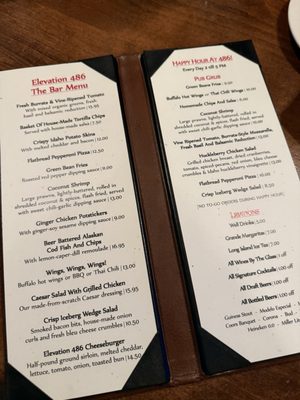 Menu photo 1 Elevation 486 Twin Falls, ID Menu photo 1 Elevation 486 Twin Falls, ID