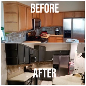 First-Choice Painting - Painting kitchen cabinets - Painters Near Me - Dallas, Texas First-Choice Painting - Painting kitchen cabinets - Painters Near Me - Dallas, Texas