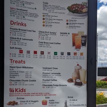 Chick-fil-A - Menu - Fast Food Near Me - Bellevue, Washington