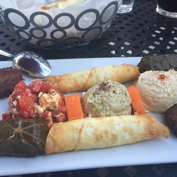 Yayla Bistro - Mezze Platter with baba ghanoush, hummus, chefs cigars, dolmas, htipit, and falafels - Mediterranean Near Me - Arlington, Virginia Yayla Bistro - Mezze Platter with baba ghanoush, hummus, chefs cigars, dolmas, htipit, and falafels - Mediterranean Near Me - Arlington, Virginia