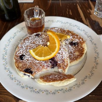 Cafe Mogador - blueberry pancakes - Moroccan Near Me - Brooklyn, New York