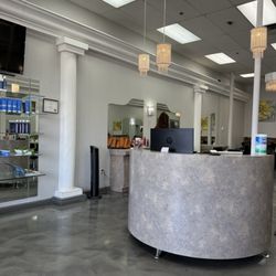Precision Cut - Front desk.