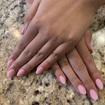 Universal Nail Bar - Kay did dipping with tip and almond shaping - Nail Salons Near Me - Frisco, Texas Universal Nail Bar - Kay did dipping with tip and almond shaping - Nail Salons Near Me - Frisco, Texas