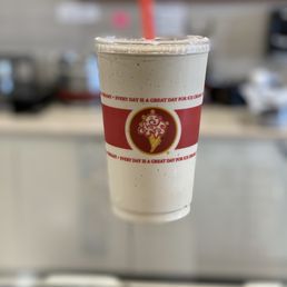 Craved a milkshake void of any topping or mix in. Here's the coffee version. It will be another year before I'm back. I'm good! Craved a milkshake void of any topping or mix in. Here's the coffee version. It will be another year before I'm back. I'm good!
