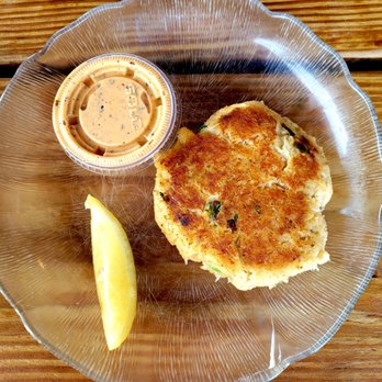 The Wharf - July 2021: My Lump Crabcake appetizer (as an entree) @ $8.95-- excellent! - Seafood Near Me - St Pete Beach, Florida The Wharf - July 2021: My Lump Crabcake appetizer (as an entree) @ $8.95-- excellent! - Seafood Near Me - St Pete Beach, Florida