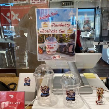 Anime Boba Cafe - Unavailable strawberry shortcake cup - Bubble Tea Near Me - Henderson, Nevada