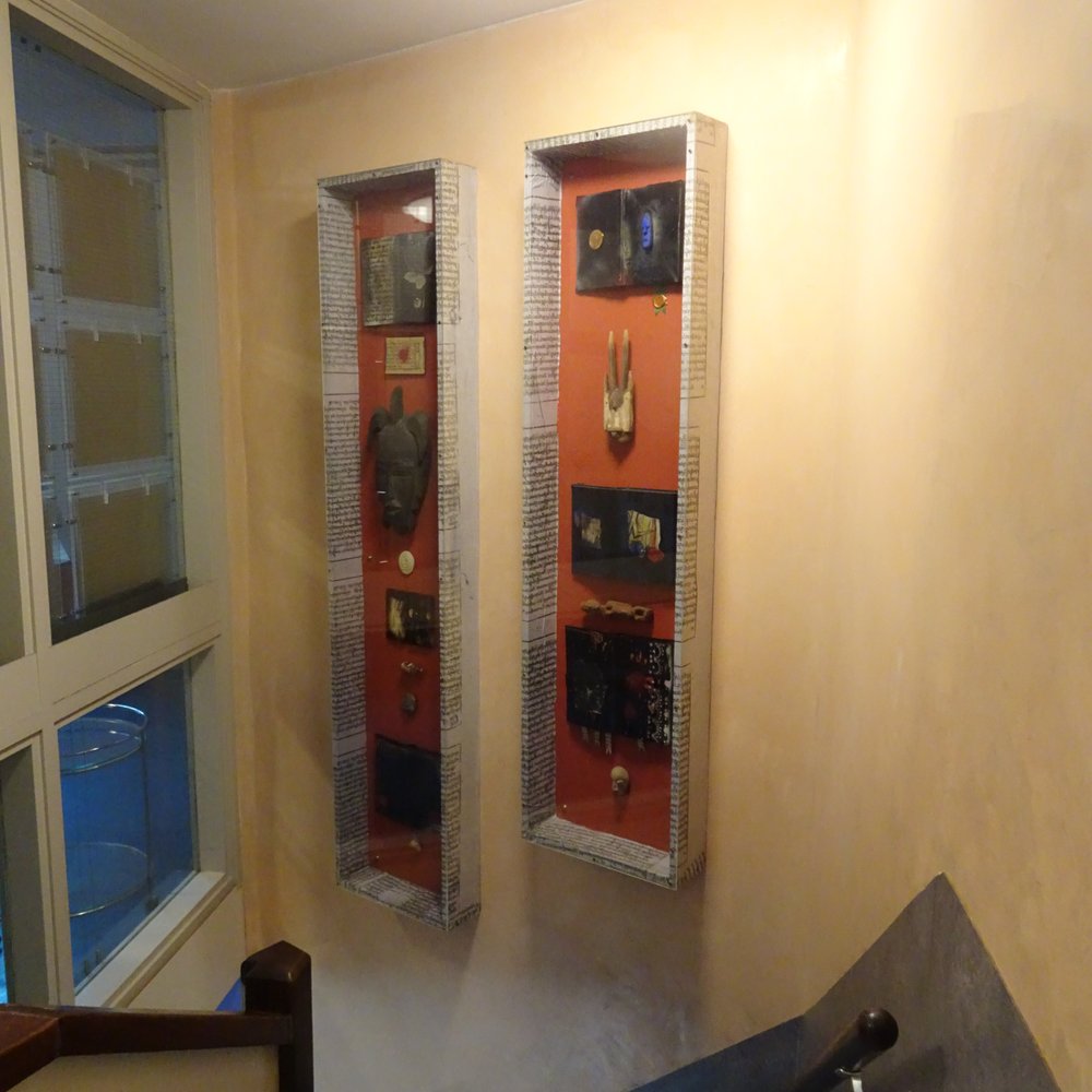 Kubuswoningen - Decor at the top of the stairs from first to second floor - Local Flavor Near Me - Rotterdam, ZH