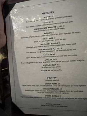 Menu photo 1 Sergio Caffe Grass Valley, CA Menu photo 1 Sergio Caffe Grass Valley, CA