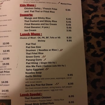 Kaow Thai - Menu - Thai Near Me - La Plata, Maryland Kaow Thai - Menu - Thai Near Me - La Plata, Maryland