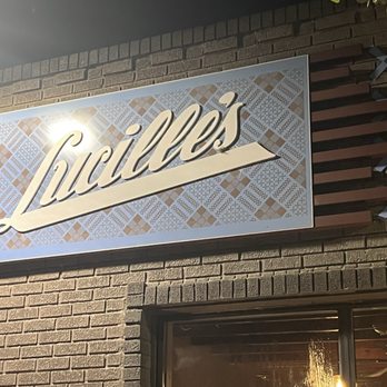 Lucille's - Restaurant outside sign - New American Near Me - Houston, Texas