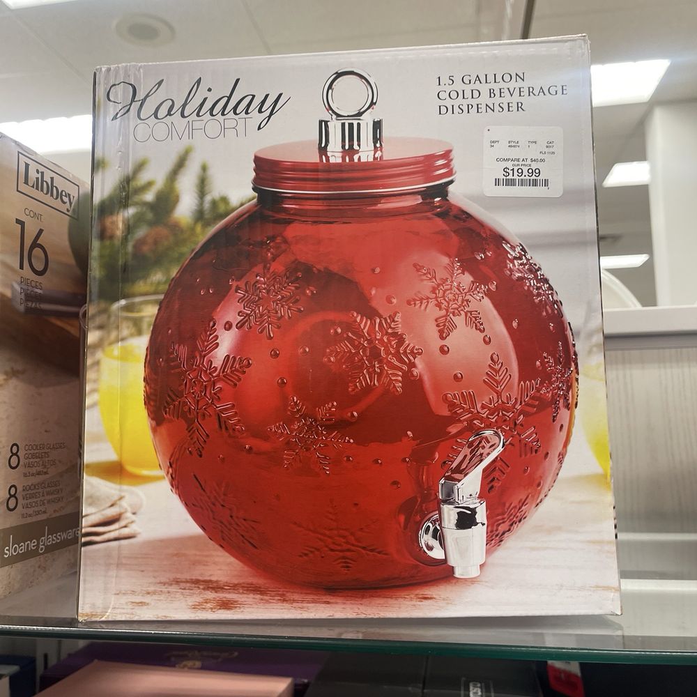 HomeGoods - holiday beverage dispenser - Home Decor Near Me - Rockville, Maryland