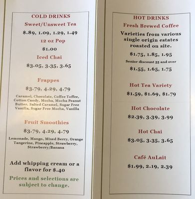 Menu photo 4 The Greene Beanery Peebles, OH