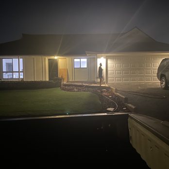 AM Pro Painting - Exterior of my house at night. - Painters Near Me