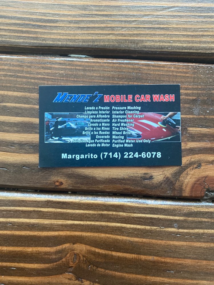 MENDE’Z MOBILE CAR WASH Costa Mesa, CA Yelp
