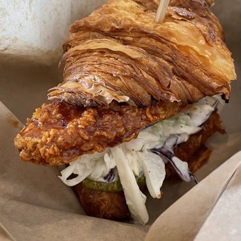 Furai Chicken - Spicy Furai Chicken Cro-Sand w/ Nashville Medium Spice - Korean Near Me - Irvine, California Furai Chicken - Spicy Furai Chicken Cro-Sand w/ Nashville Medium Spice - Korean Near Me - Irvine, California