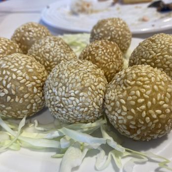 Fuji Sushi Buffet - Sesame balls filled with red bean - Japanese Near Me - Concord, California Fuji Sushi Buffet - Sesame balls filled with red bean - Japanese Near Me - Concord, California