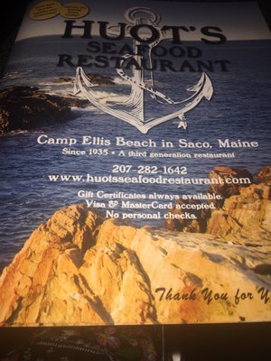Menu photo 6 Huot's Seafood Restaurant Saco, ME Menu photo 6 Huot's Seafood Restaurant Saco, ME