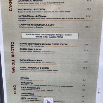 Tesoro d'Italia - Menu - Italian Near Me - Paris, 75 Tesoro d'Italia - Menu - Italian Near Me - Paris, 75