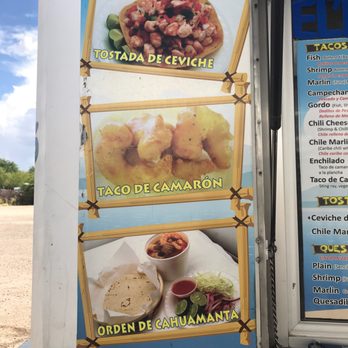 El Barquito - a menu on a food truck - Food Trucks Near Me - Tucson, Arizona