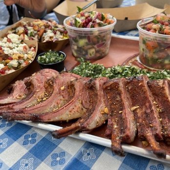 KG BBQ - Full rack of lamb chops - Egyptian Near Me - Austin, Texas KG BBQ - Full rack of lamb chops - Egyptian Near Me - Austin, Texas