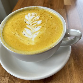 Cafe Flora - Golden milk - Vegetarian Near Me - Seattle, Washington