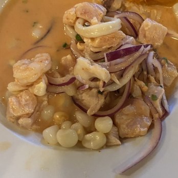 Victoria's Pisco Lounge - The spicy ceviche. Now this was 10/10. - Peruvian Near Me - Lake Worth, Florida Victoria's Pisco Lounge - The spicy ceviche. Now this was 10/10. - Peruvian Near Me - Lake Worth, Florida