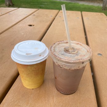 The Village Perk - chocolate milk and iced mocha $12. - Coffee & Tea Near Me The Village Perk - chocolate milk and iced mocha $12. - Coffee & Tea Near Me
