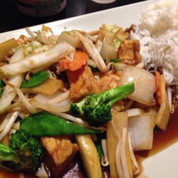 Chez Mymy - Tofu met aubergine!