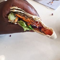 Unity falafel wrap