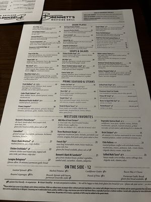 Menu photo 7 Bennett's Westside Grill Rocklin, CA Menu photo 7 Bennett's Westside Grill Rocklin, CA