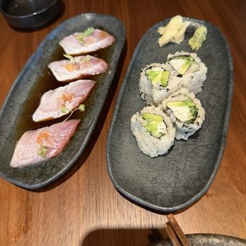 Double Knot - Hamachi Carpaccio & Blue Crab California Roll - Sushi Bars Near Me - Delray Beach, Florida