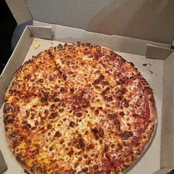 Domino’s pizza - Cheese with shredded parmesan cheese
