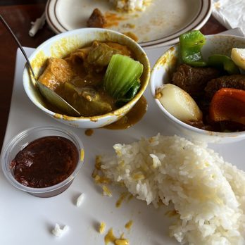 D'Pinoy Joint - 2 item lunch special: Kare Kare and Caldareta - Filipino Near Me - Las Vegas, Nevada