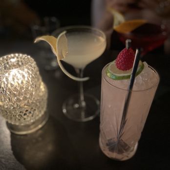 The Roosevelt Room - Happy hour drinks French 75, Gin, Lemon, Sugar, Champagne 1915, Paris (left/middle) Vodkadora (front) Negroni (back) - Cocktail Bars Near Me - Austin, Texas The Roosevelt Room - Happy hour drinks French 75, Gin, Lemon, Sugar, Champagne 1915, Paris (left/middle) Vodkadora (front) Negroni (back) - Cocktail Bars Near Me - Austin, Texas