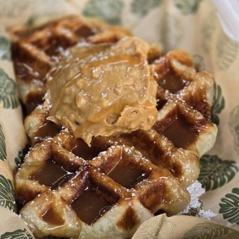 Kai Fresh - PB and Caramel Waffle. - Coffee & Tea Near Me - Honolulu, Hawaii