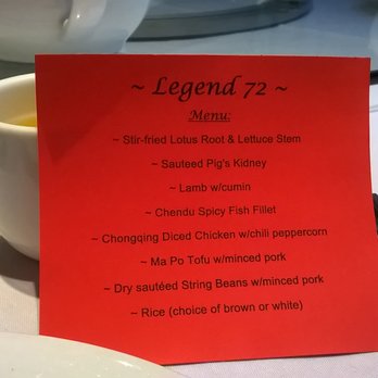 Legend 72 - Chinese Near Me - New York, New York